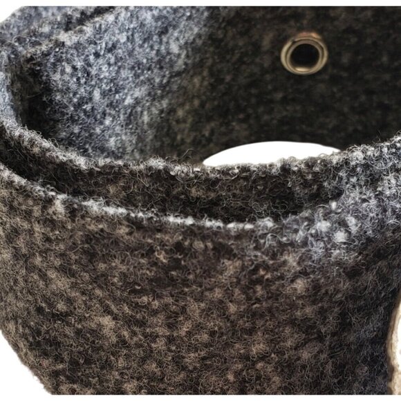 Vintage Texture Fabric Belt With Metal Buckle - Picture 3 of 4